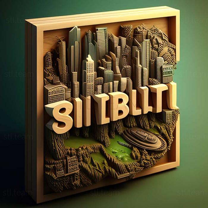 3D model SimCity BuildIt game (STL)